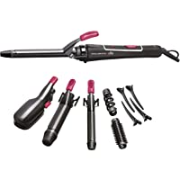 Los mejores  - Rowenta Multistyler CF4132 - Rizador cabello 14 en 1- tenacilla rizadora de 16 mm y de 32 mm- plancha para alisar y…